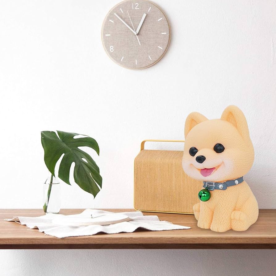 Amazon | DreamsEden かわいい犬の貯金箱 - プラスチック製貯蔵